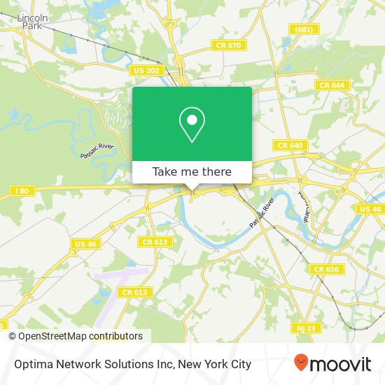 Optima Network Solutions Inc map