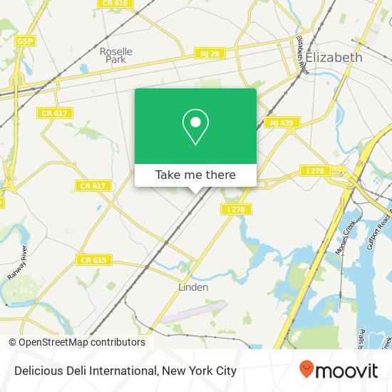 Mapa de Delicious Deli International