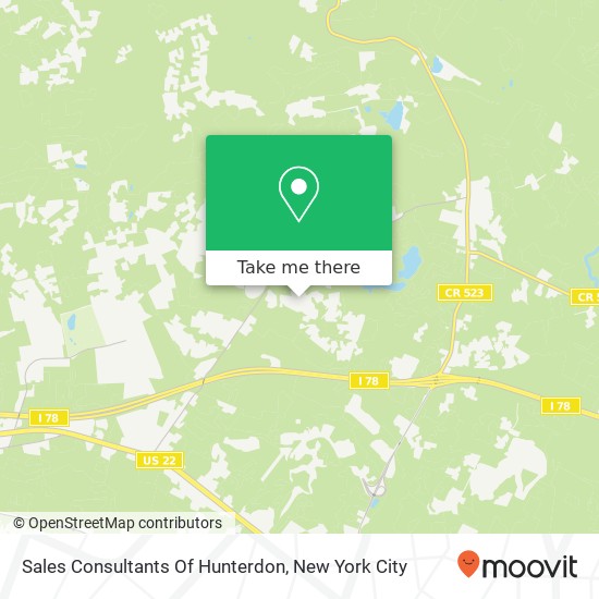 Sales Consultants Of Hunterdon map