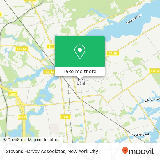 Mapa de Stevens Harvey Associates