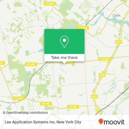 Lee Application Systems Inc map