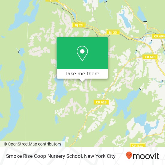Mapa de Smoke Rise Coop Nursery School