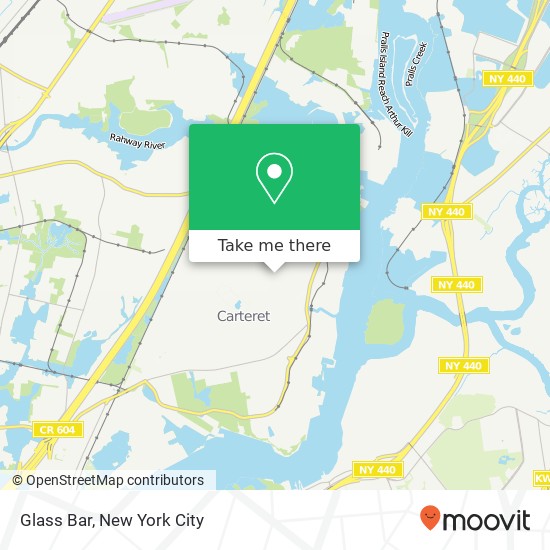 Mapa de Glass Bar