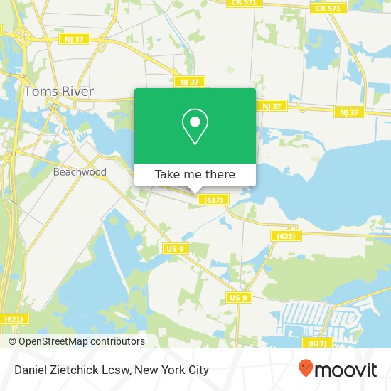 Daniel Zietchick Lcsw map