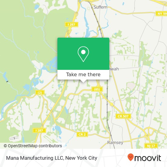 Mana Manufacturing LLC map
