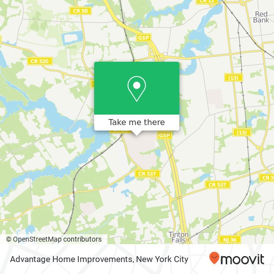 Advantage Home Improvements map