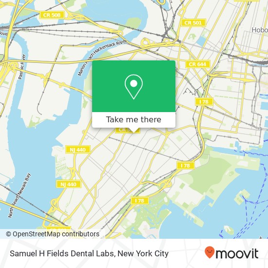 Mapa de Samuel H Fields Dental Labs