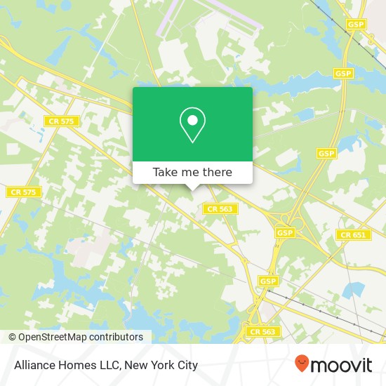 Mapa de Alliance Homes LLC