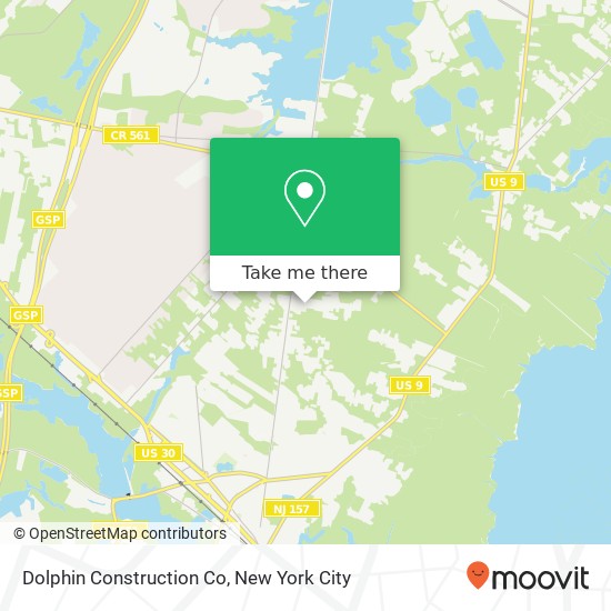 Mapa de Dolphin Construction Co