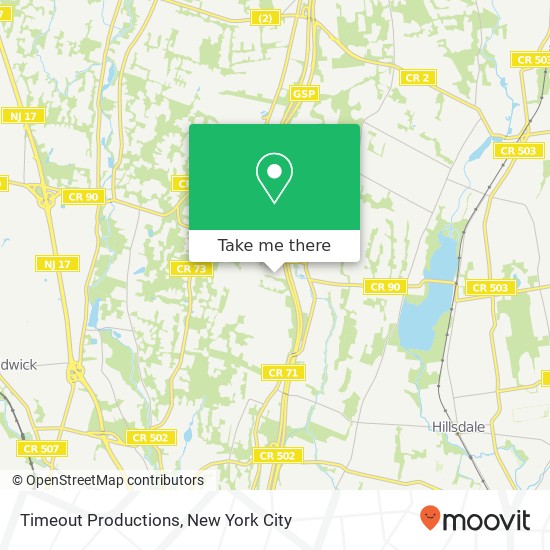 Timeout Productions map