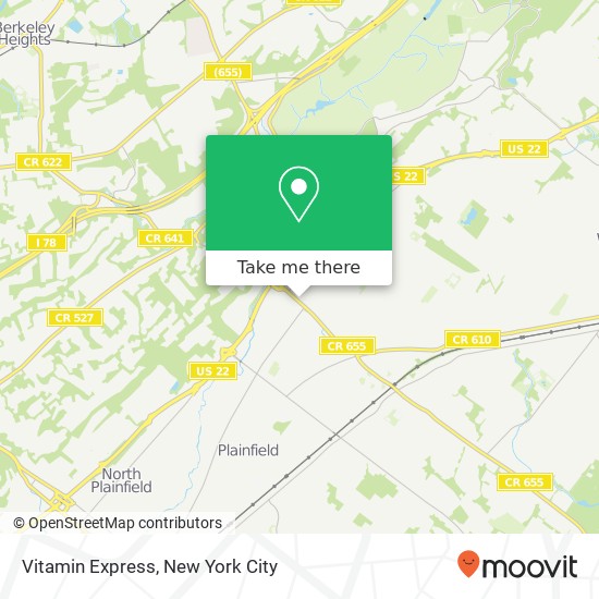 Vitamin Express map