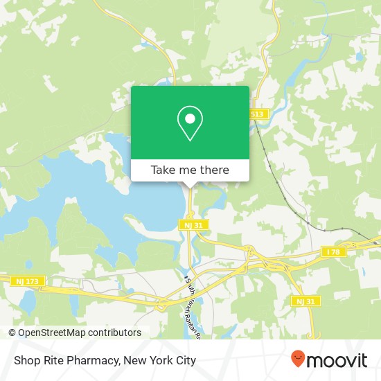 Shop Rite Pharmacy map