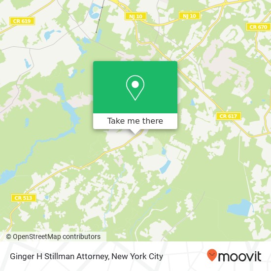 Ginger H Stillman Attorney map