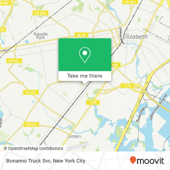 Bonanno Truck Svc map