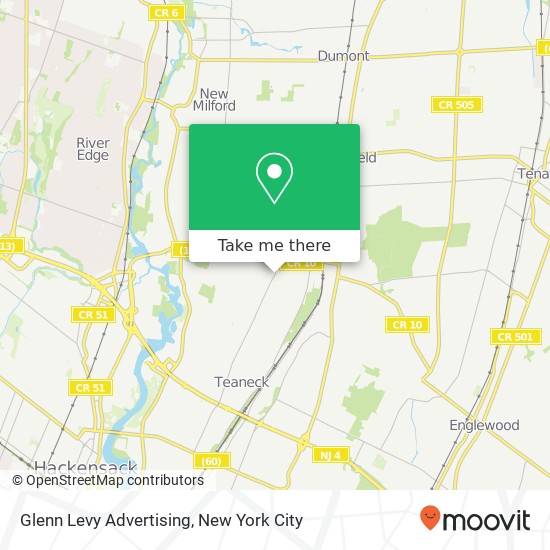 Glenn Levy Advertising map