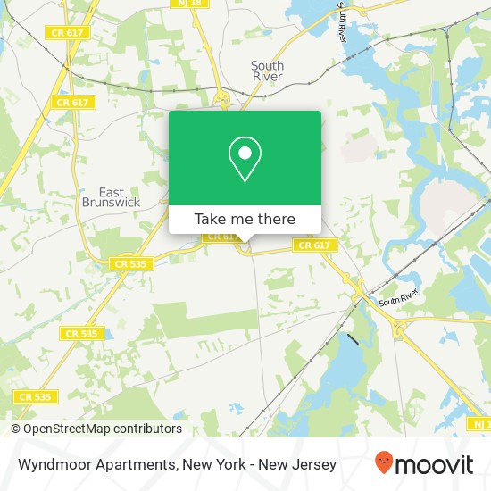 Mapa de Wyndmoor Apartments