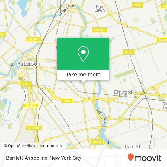 Mapa de Bartlett Assoc Inc