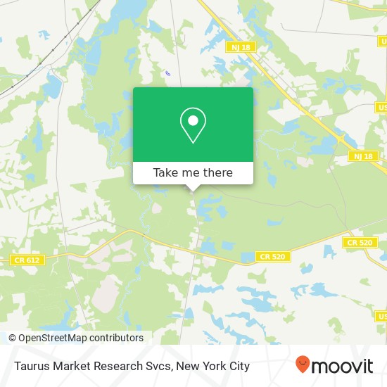 Taurus Market Research Svcs map