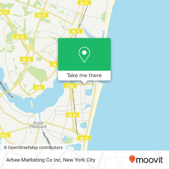 Arbee Marketing Co Inc map