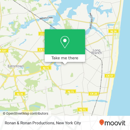 Ronan & Ronan Productions map
