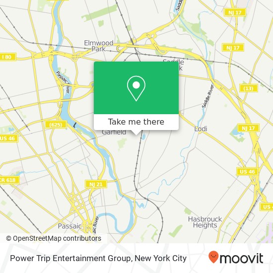Mapa de Power Trip Entertainment Group