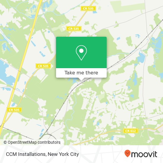 Mapa de CCM Installations