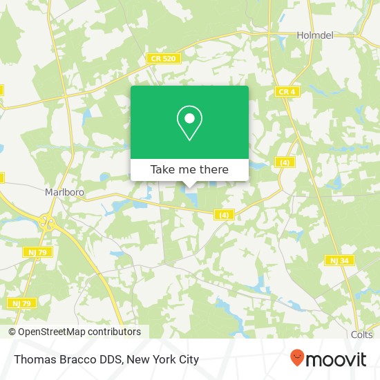 Thomas Bracco DDS map