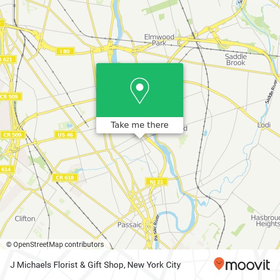 Mapa de J Michaels Florist & Gift Shop