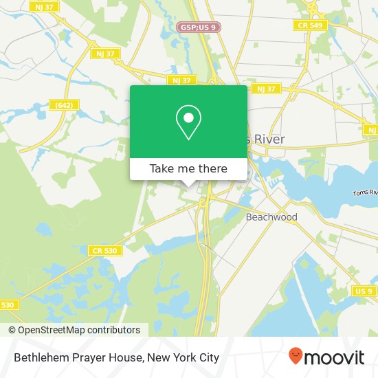 Bethlehem Prayer House map