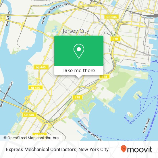 Express Mechanical Contractors map