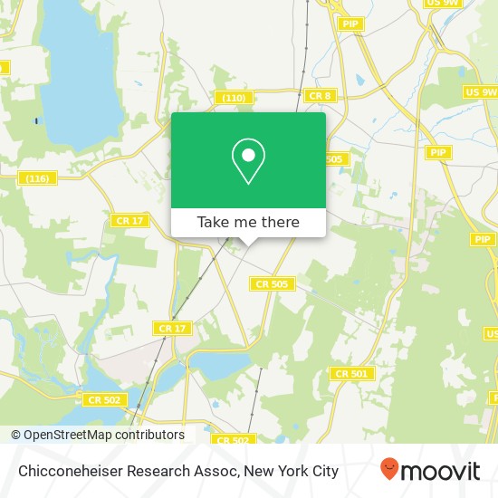 Chicconeheiser Research Assoc map