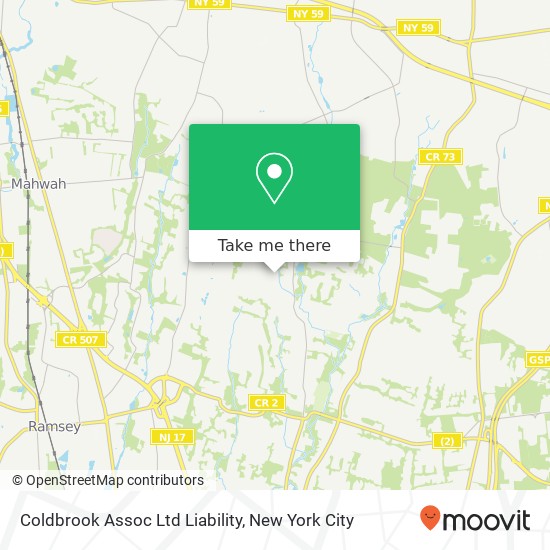 Coldbrook Assoc Ltd Liability map