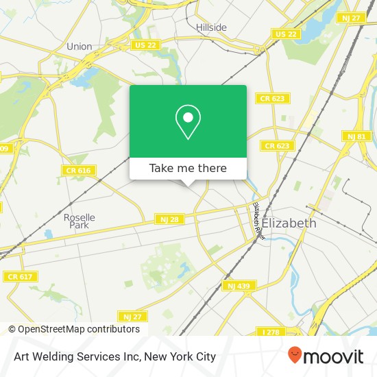 Art Welding Services Inc map