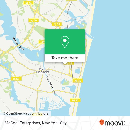 McCool Enterprises map