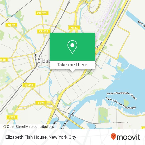 Elizabeth Fish House map