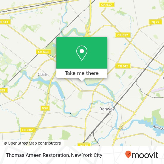 Thomas Ameen Restoration map