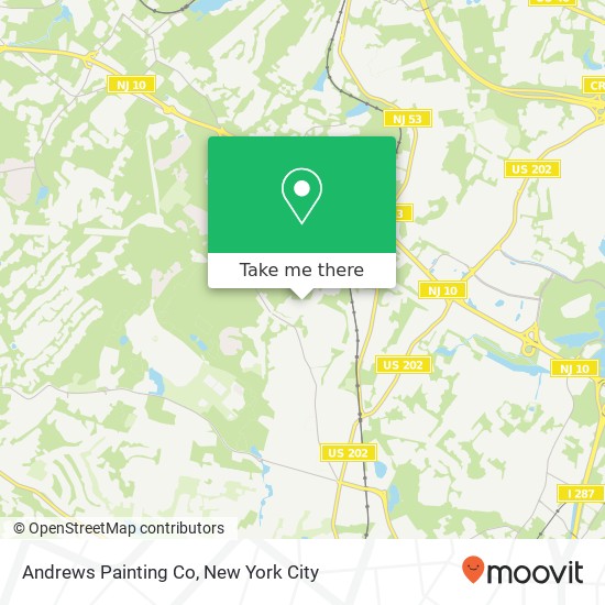 Mapa de Andrews Painting Co