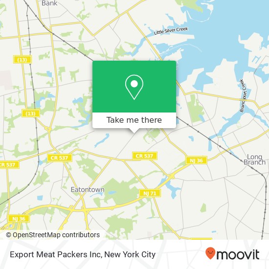 Export Meat Packers Inc map