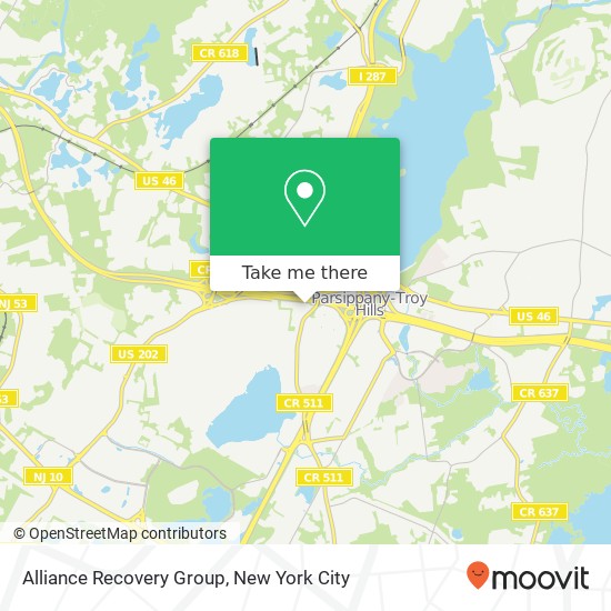 Mapa de Alliance Recovery Group