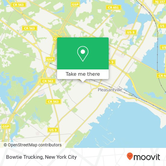 Bowtie Trucking map