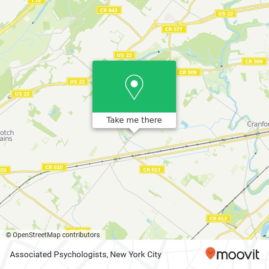 Associated Psychologists map