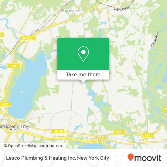 Mapa de Lesco Plumbing & Heating Inc