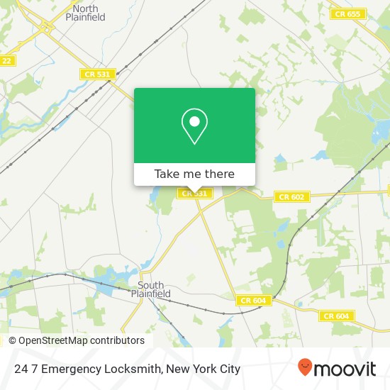 24 7 Emergency Locksmith map