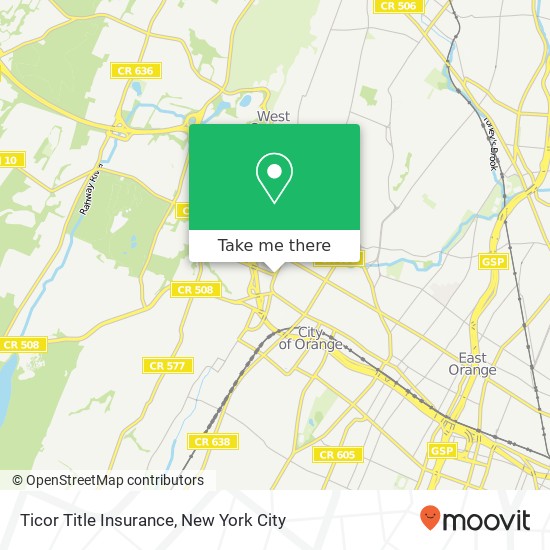 Ticor Title Insurance map