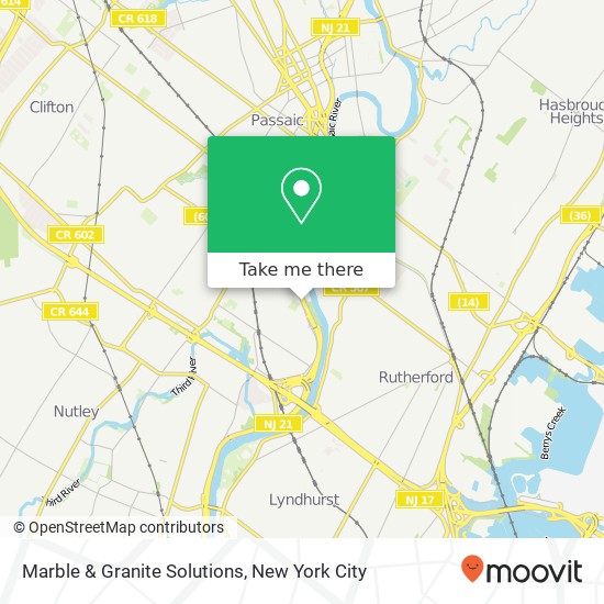 Marble & Granite Solutions map