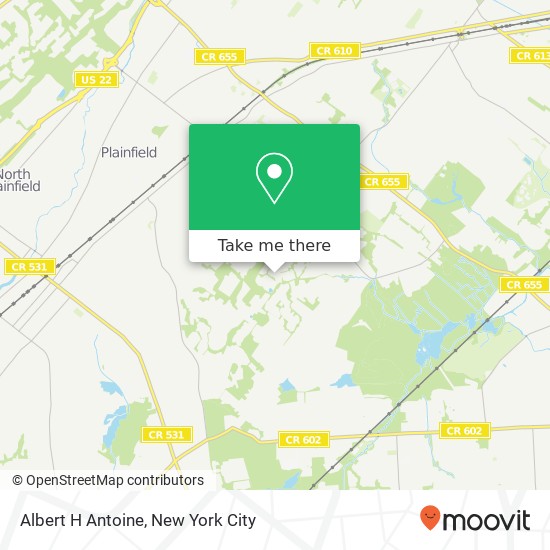 Albert H Antoine map