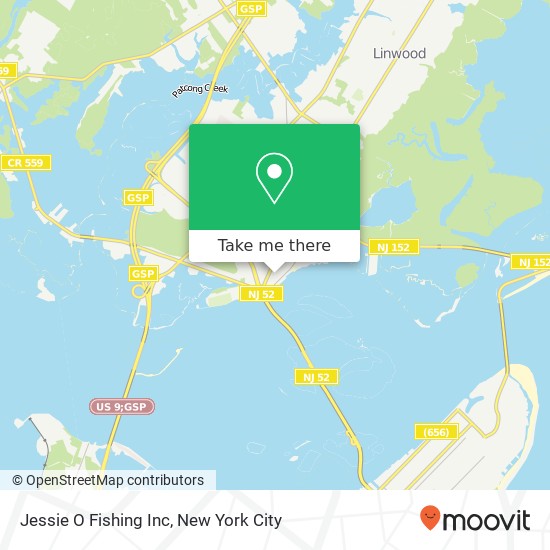 Jessie O Fishing Inc map