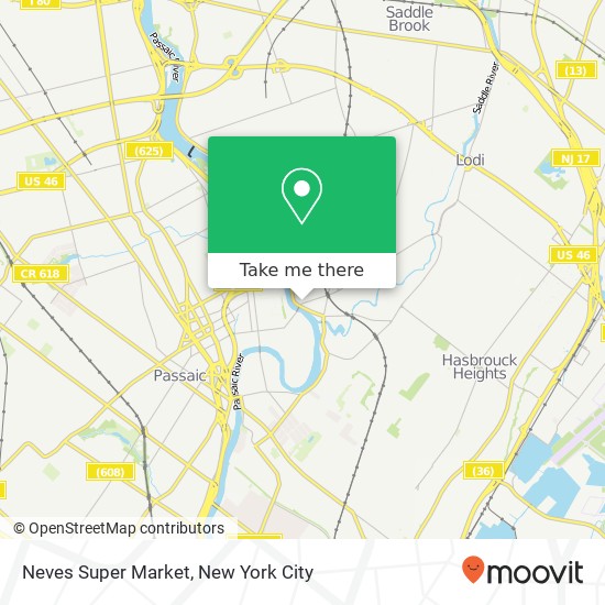 Neves Super Market map