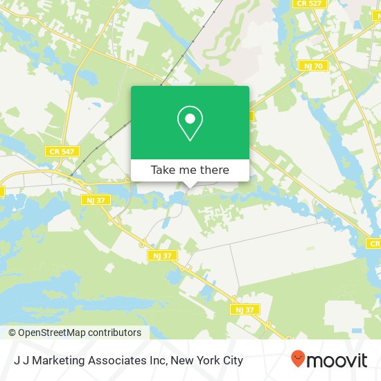 J J Marketing Associates Inc map