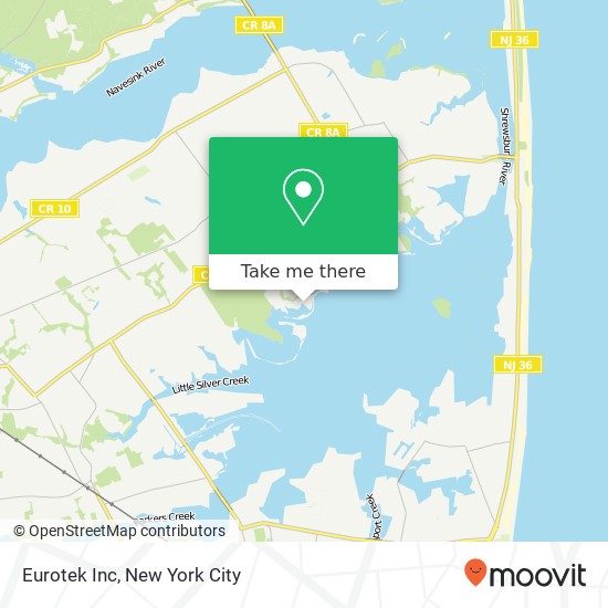 Eurotek Inc map